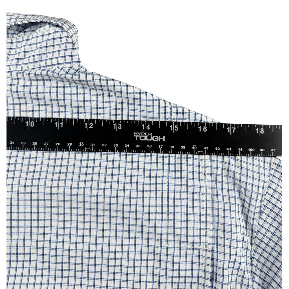 COLUMBIA PFG Super Tamiami Shirt Mens M Blue Check Florida Gators Fishing - Picture 8 of 13